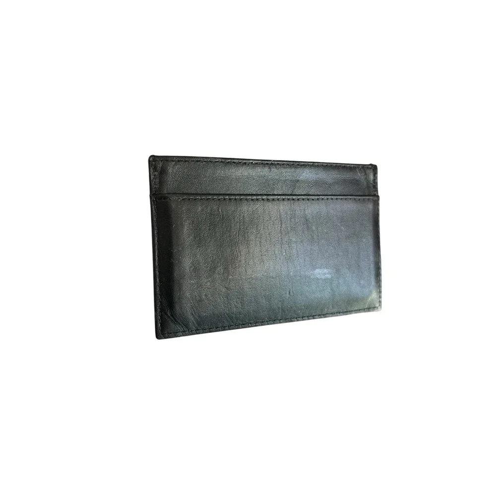 Neiman Marcus Slim Card Case Business Card Case, Wallet Black 4